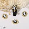 20Pcs Nail Art Jewelry Faux Pearl Rhinestone 3D Charms Alloy Craft DIY Nail Decoration Manicure Accessories for Nail Salon
