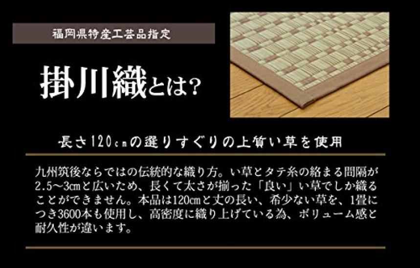 Ikehiko Igusa Rug Carpet Okutango Honma 3 Tatami 191 x 286 cm Beige Made in Japan Approx. #4412913
