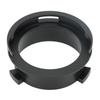 Coffee Powder Ring 51mm Aluminium Alloy Hands Free Dosing Funnel For Delonghi 9 Series 9335 9155 9355 9665 Black