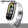 TPE+TPU Strap For Xiaomi Mi Band 8 Transparent Color Change Exposed To Sunlight for Xiaomi Miband 8 Replacement Bracelet