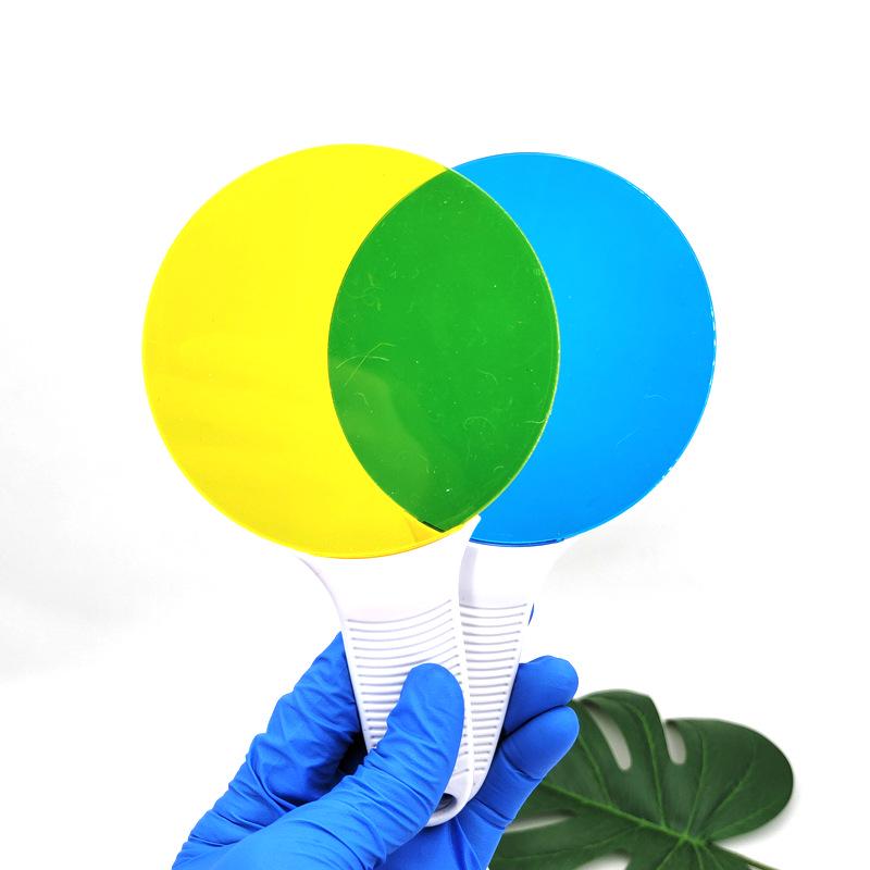 Translucent Primary Colors Filter Plate Toy for Early Education and Science Experiments