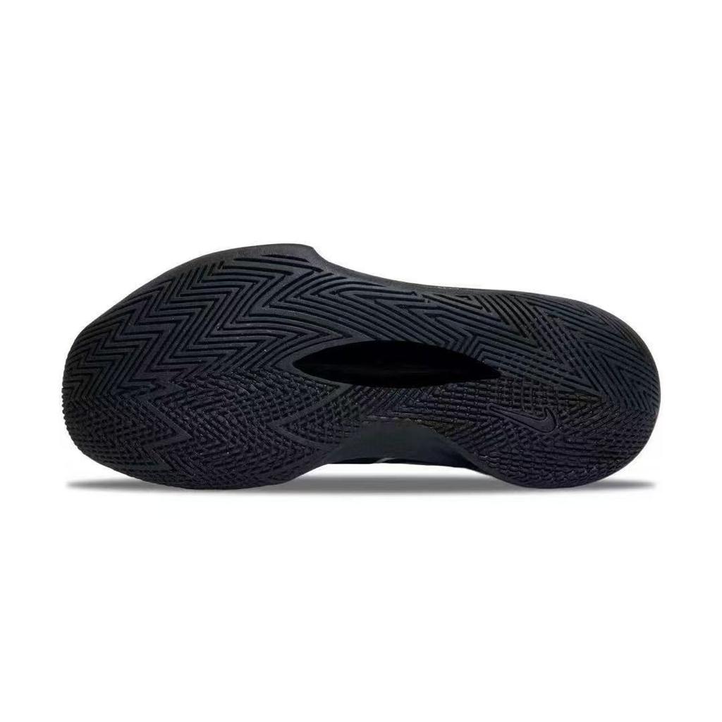 Nike Precision 6 Slip Resistant Abrasion Resistant Low Top Basketball Shoes Men's Black Gold IO7605-040(team741-)