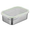 Rectangular 304 Stainless Steel Food Storage Container with Lid