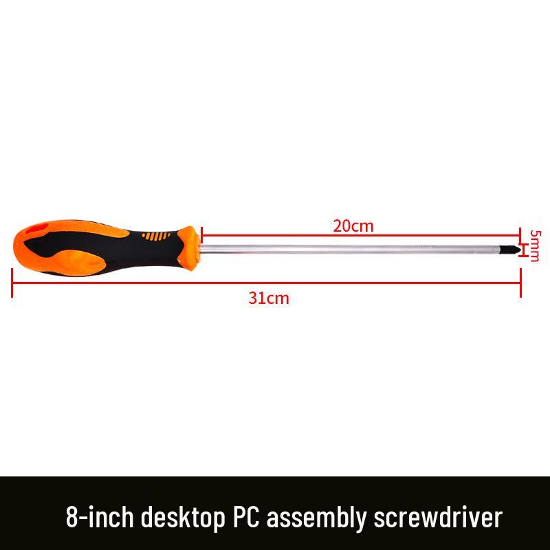 Magnetic Long-Handle Phillips Screwdriver for Laptop & Desktop Repair