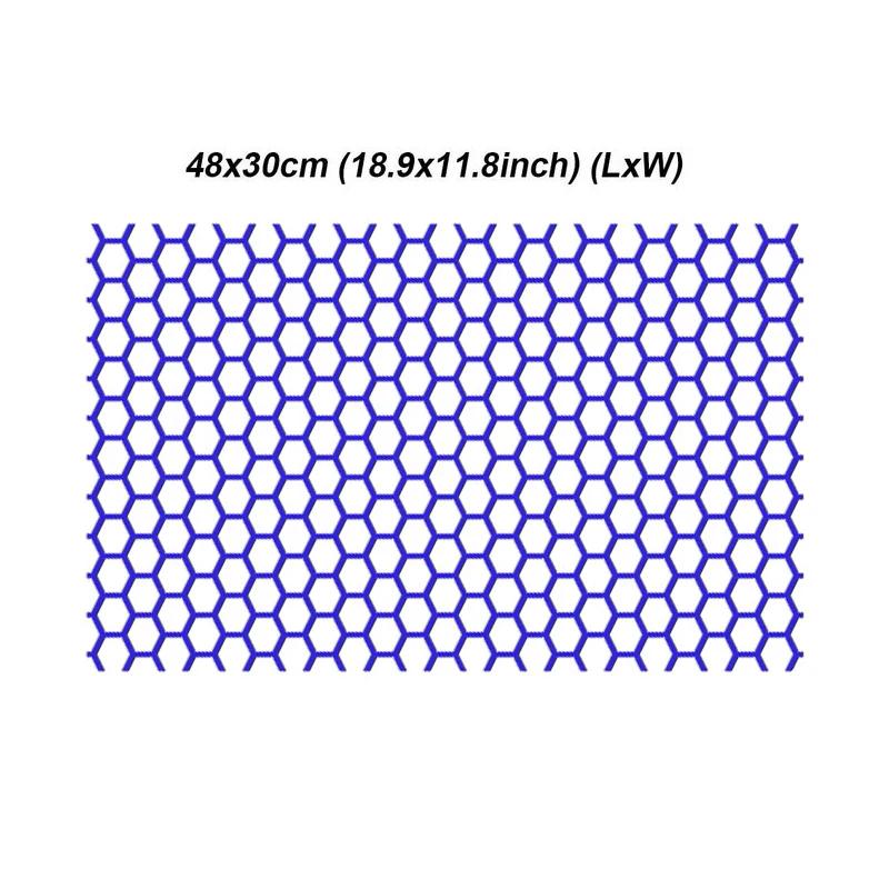 1 Stück Wabenmuster Autoaufkleber Hohl-Scheinwerferabdeckung Auto-Scheinwerferfolien Gitter Seitenwindabweiser Scheinwerfer Rücklicht Aufkleber Roller Auto Folien Aufkleber