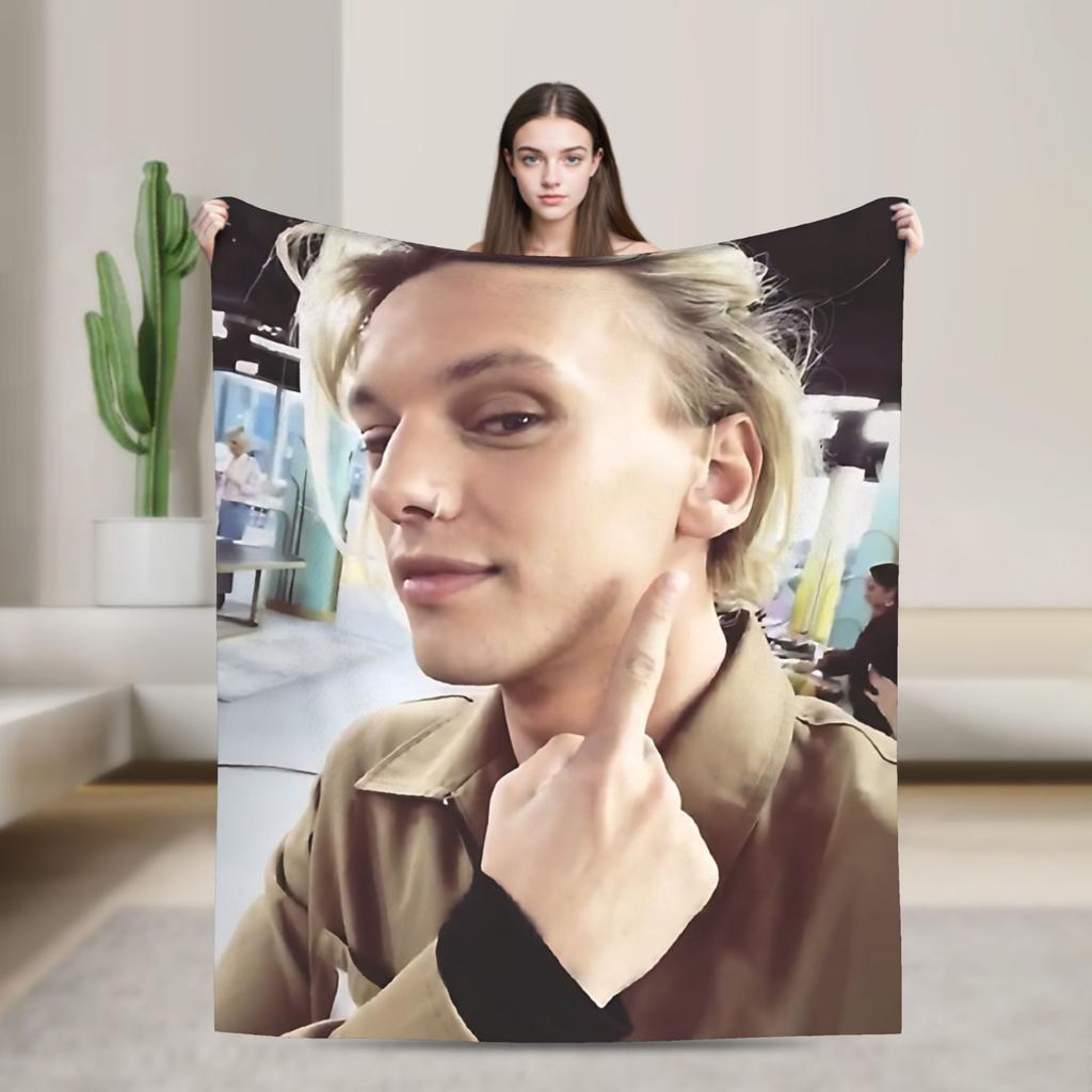 Jamie Campbell Bower  Blankets  Travel Office Flannel Bedding Throws For Living Room Super Warm Design Quality Bedspread