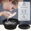Bowl for Face Ice Bath Quick Cooling Built-In Icetray Foldable Wash Basin Bathroom Accessories Cosmetic Beauty Tool for Home