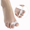 RHJB 2Pcs=1Pairs SEBS Double Ring Toe Splitter Overlapping Toe Separator Hallux Valgus Corrector Toe Separator Skin Care Tools