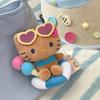 Piana Meow Sunglasses Tanning Cat Doll Keychain