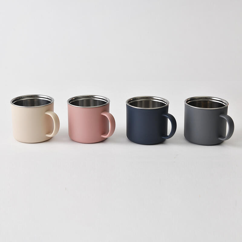 Camping Kitchen Double Stainless Steel Mug Insulated Cup 1+1 430ml