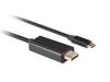 Lanberg USB-C To DisplayPort Cable, 3 M 4K/60Hz, Black | Lanberg | USB-C To DisplayPort Cable | CA-CMDP-10CU-0030-BK | 3 M