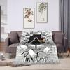 Floyded Rock Me Pinks Coperta Calda Morbida di Qualità Plaid Invernale Viaggio Ufficio Arredamento Casa Comodo Copriletto