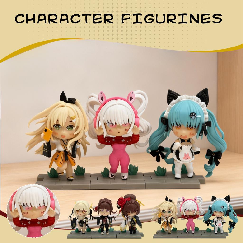 Surrounding Collection  Anime Figurine Display  Cute Desktop Ornaments