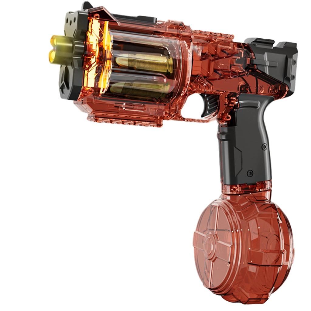 Induction Flashing Revolver Electric Water With Mechanical Linkage And Retraction, Suitable For Children's Summer Outdoor Water Festival.