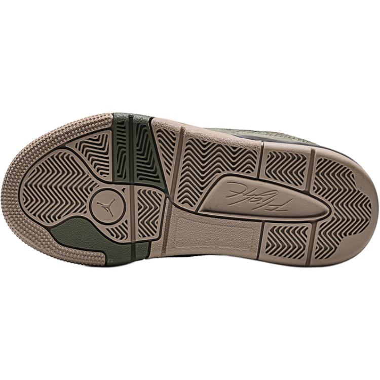 Jordan Flight Court Comfortable Soft Low Top Kids Skate Shoes Unisex Sneaker Green HF3333-202