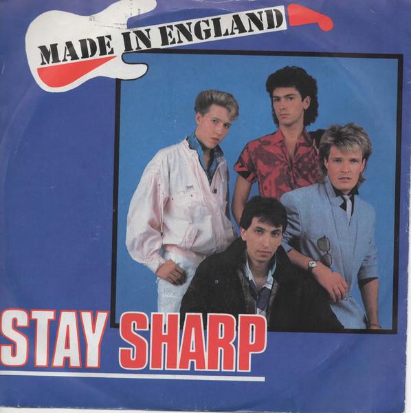 

7inch Record MADE IN ENGLAND Stay Sharp RBUS2203 Red Bus Records 1985 UK Rock Used