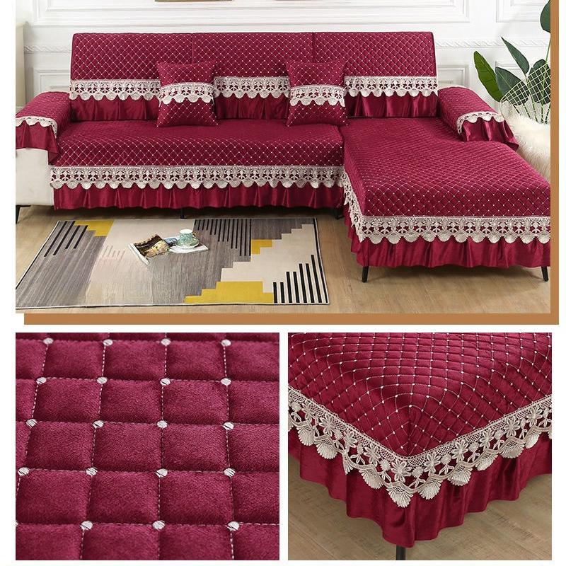 Univerzální teplý polštář na pohovku pro všechna roční období Jednoduchý protiskluzový vysoce kvalitní Krátký plyšový potah na pohovku Ručník na opěrku ruky pro dekoraci obývacího pokoje