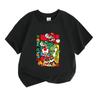 Kids Boys Girls Crew Neck Short Sleeve 100% Cotton T-Shirt Cute Cartoon Game Character Printed Casual Lightweight Breathable Summer Daily Wear Top for
