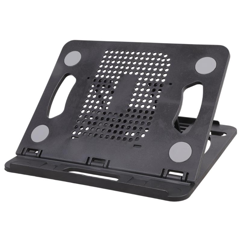

Laptop Stand for Desk Portable and Adjustable Laptop Rack with 360 Degree Rotating Base Holds Laptop Notebook Home чёрный