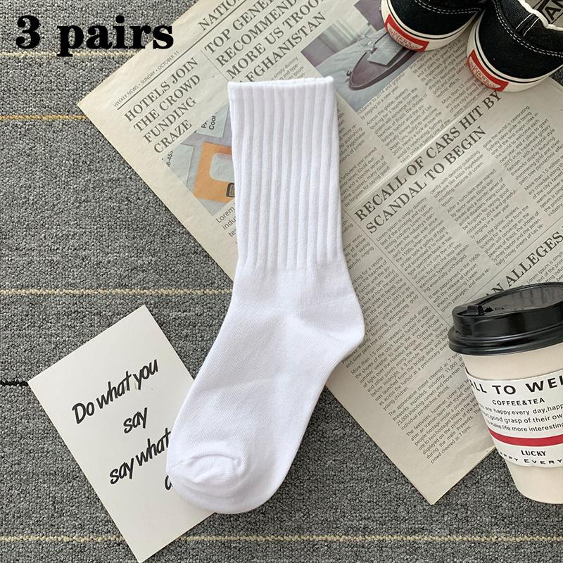 Einfarbige knöchelhohe Herbst/Winter Vielseitige Lange Sportsocken Für Paare