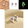 Fashionable Halloween Ghost Earrings Dazzling Night Glow Alloy Ear Jewelry For Women
