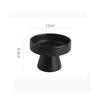 Round Ceramic Pasta Steak Plate Salad Bowl Soup Basins Cooking Plate Kitchen Solid Color Tableware High Foot Snack Desserts Tray
