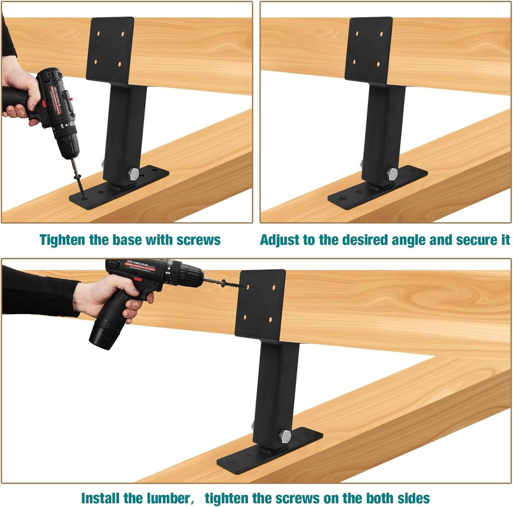 Roof Riser Brackets Kit Pergola Roof Riser Beam Bracket Heavy Duty Pergola Brackets Adjustable Saddle Roof Riser Post