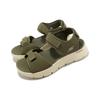 Skechers Go Walk Flex Simple Comfortable Beach Sandals Men Sandals Green 229205-OLV