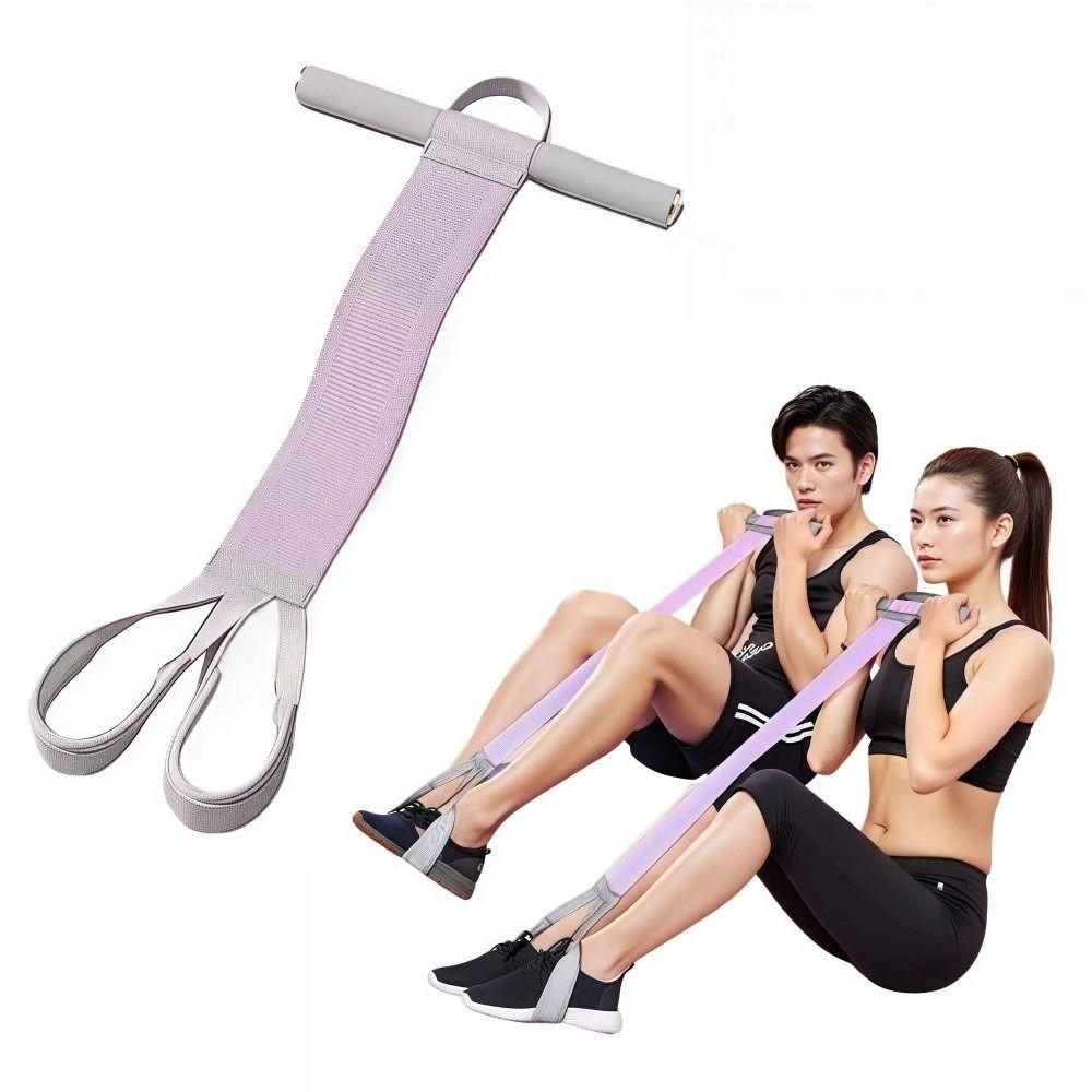 Anti-Broken Sit Up Pull Rope With Handles Full-Body Excercise Band  For Strength Training