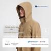 Navigare Men's Hooded Waterproof Mid-Length Outdoor Jacket