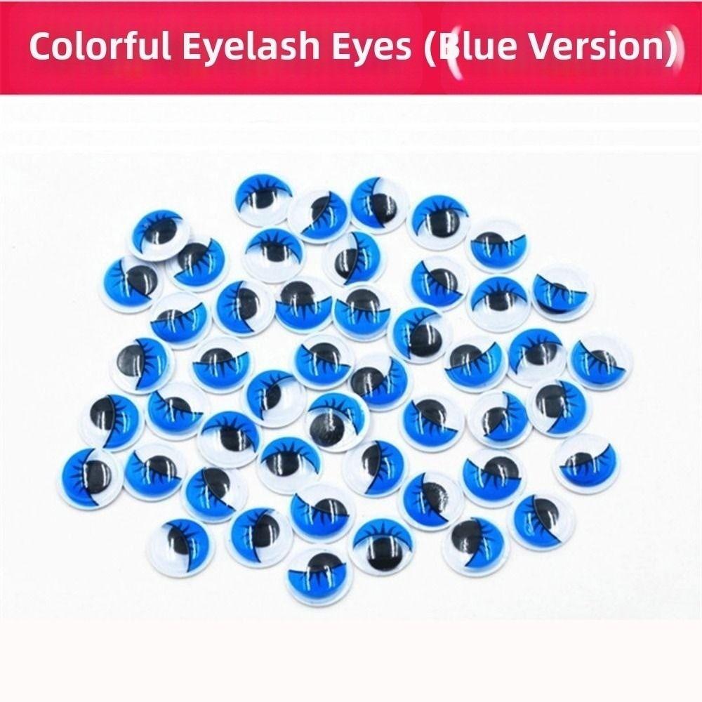 50/100pcs/bag 3D Colorful Activity Eyeballs Plastic DIY Kindergarten New Dolls Activity Eyes