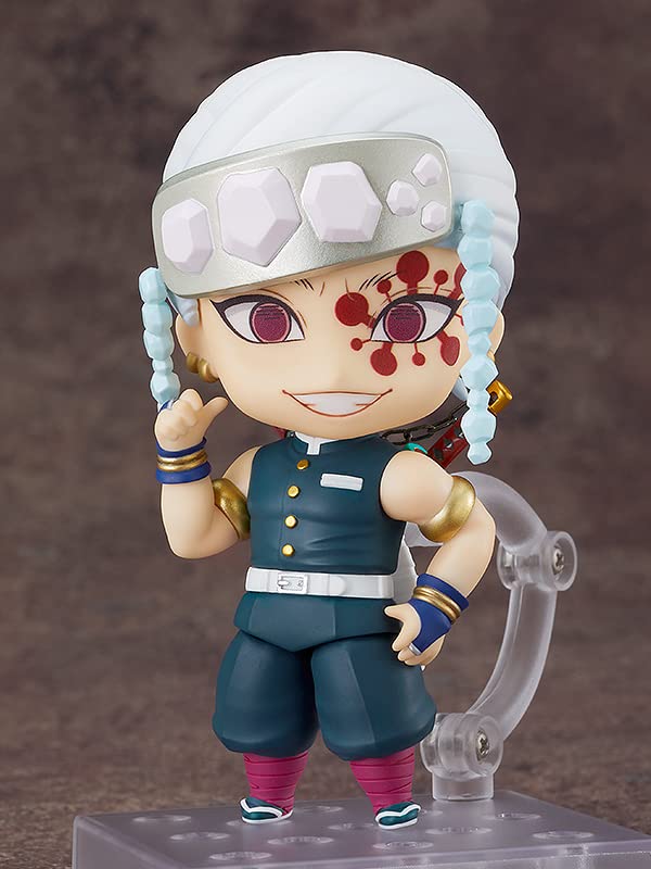 Nendoroid Demon Kimetsu no Yaiba Usu Tengen Plastic Painted Movable Figure Slayer Non-scale