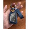 for Cadillac Key Fob Cover Leather Car Key Case keychain Smart Key Fob Holder Compatible for -2024 Cadillac Escalade CT5 CT6 XT4 XT5 C8 Corvette