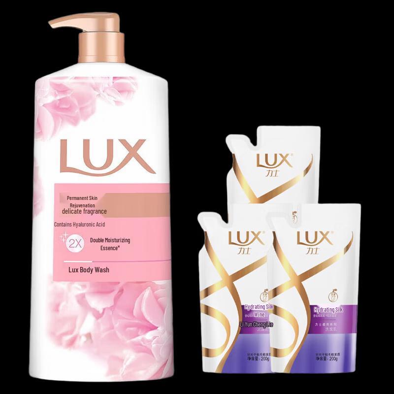 Lux Everlasting Soft Skin Shower Gel & Shampoo Value Pack