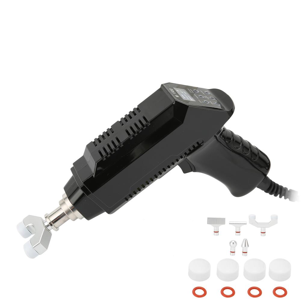 Electric Spine Massager 30‑Level Heat Resistance Movement Electric Spine Chiropractor Tool BlackUS