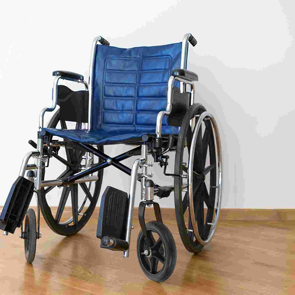 2 Pcs Wheelchair Front Wheels Attachment Plastic Replacement 6 Inch Elderly for