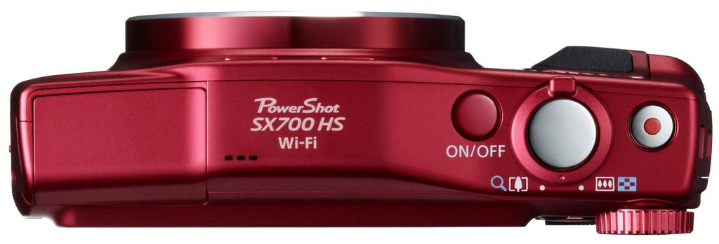 Canon PowerShot SX700 HS Digitalkamera mit 30-fachem optischem Zoom, Rot, PSSX700HS(BETREFFEND)