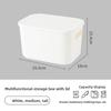 Modern Plastic Storage Bin With Lid For Home Office Organizing And Toy Collection