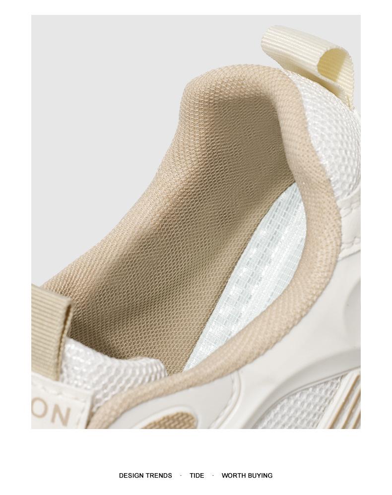 2025 Men's Summer Casual Mesh Sports Shoes - Breathable, Non-slip, Wear-resistant, Height-increasing Dad Style