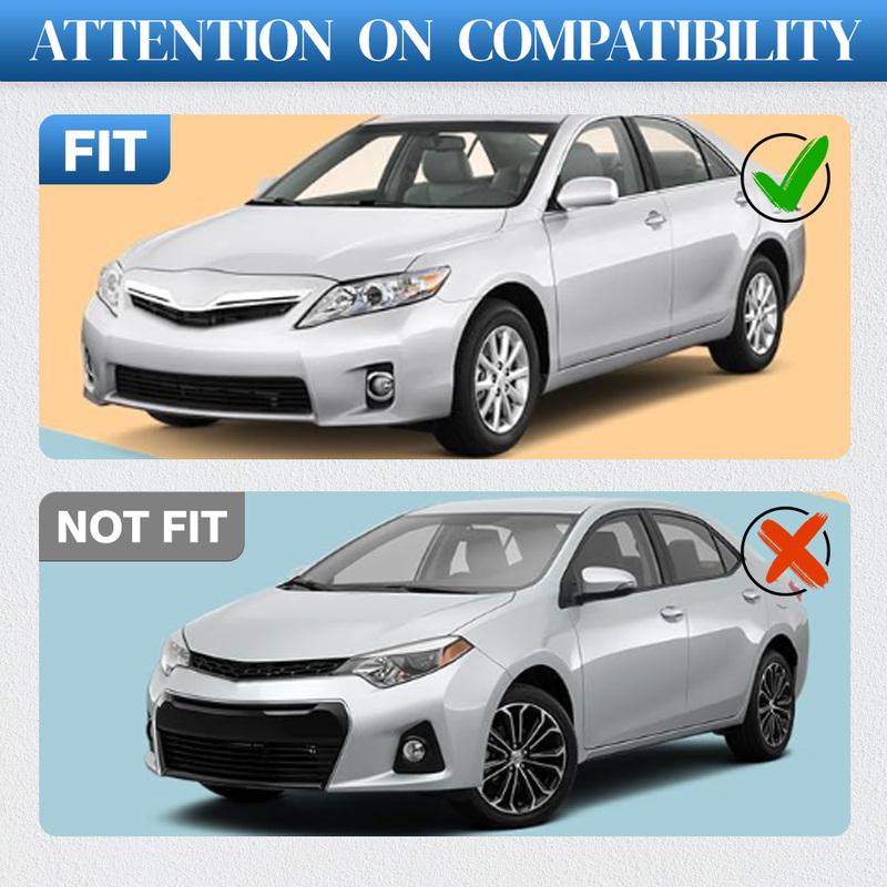 2PCS Car Roof Rubber Drip Side Finish Moulding Seal Strip Trim for Toyota Camry 2007 2008 2009 2010 2011 7555506030 7555606030
