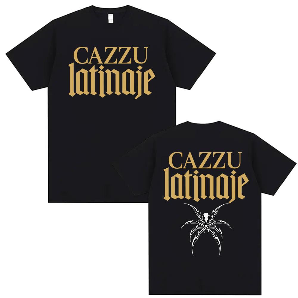 Kazu Latin Asian Print TShirt Album Unisexs and Womens Style HipHop Street TShirt Summer Top Cotton TShirt M