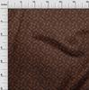 oneOone Cotton Flex Brown Fabric Batik Diy Clothing Quilting Fabric Print Fabric By Yard 40 Inch