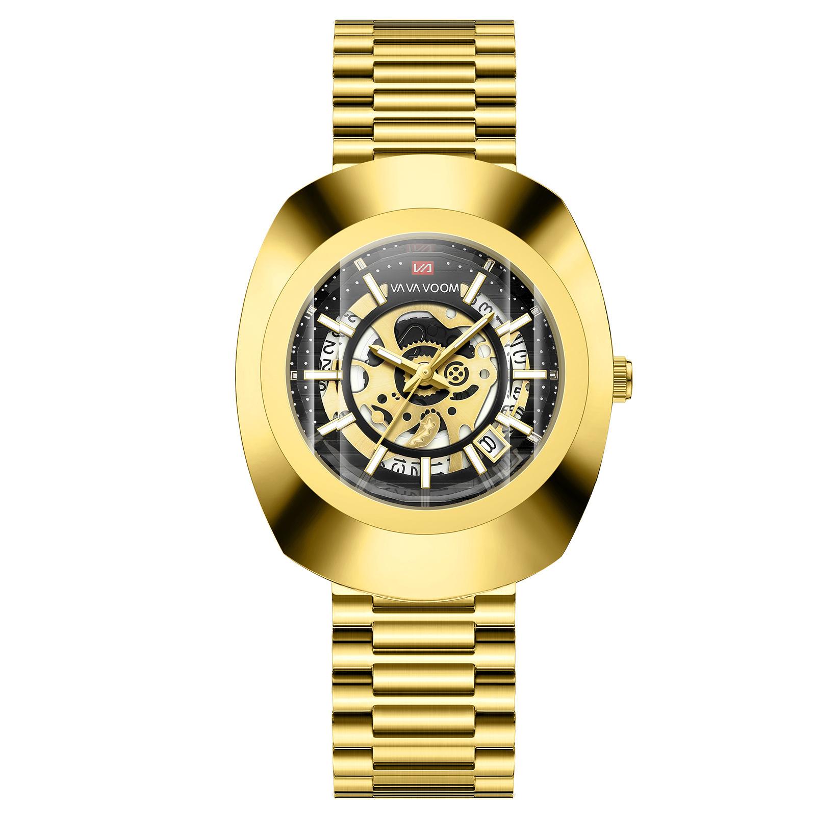 Waterproof Quartz Men s Watch Fashion Casual Luminous Stainless Steel Men s Watch with Calendar