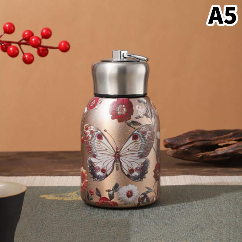 316 Edelstahl Isolierbecher 300ml Auslaufsicher Kaffeetasse Langlebig Tragbar Schlank Isolierte Thermos-Kaffeetasse Wasserflasche