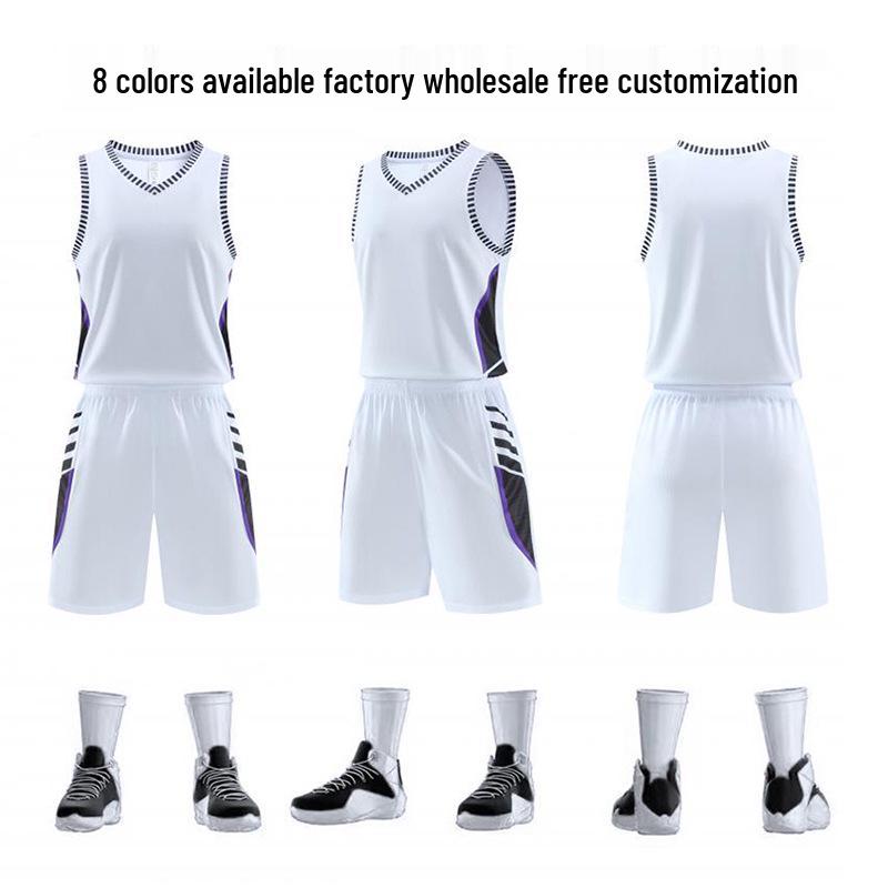 

Мужской и детский комплект баскетбольной формы без рукавов для тренировок и соревнований 3XL кобальтовый/синий