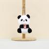 Delightful Miniature Panda Plush Doll Keychain Soft Toy For Accessories Bag