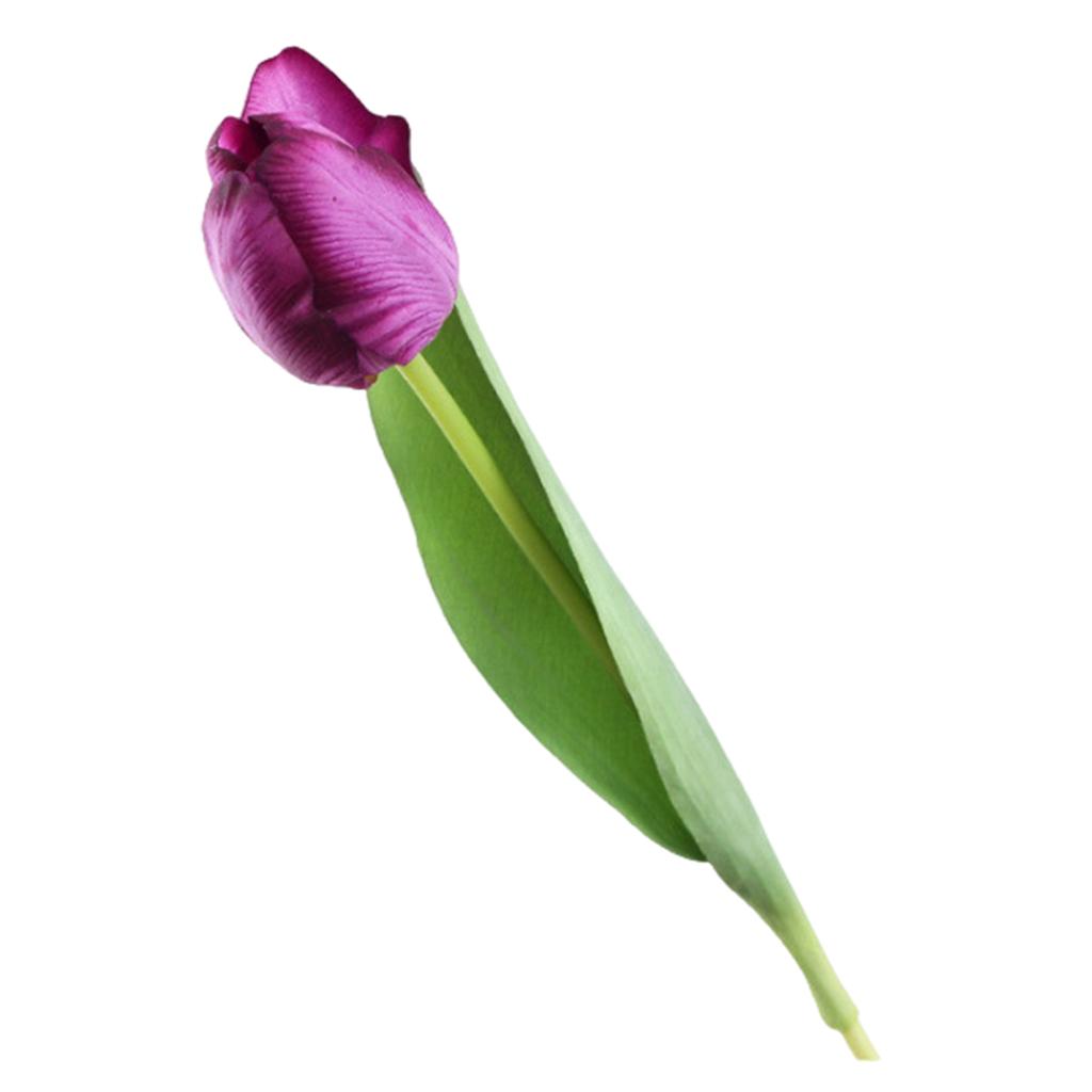 Yousheng Simulated Tulip 37cm Artificial Tulip Faux Silk Fake Tulip Flower Bulk for Vase Wedding Home Decor Spring Parties Mother's Day Gift
