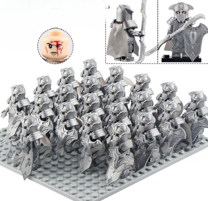 Spartan Warrior Toy Set: 21-Piece Roman Warrior Series for Kids