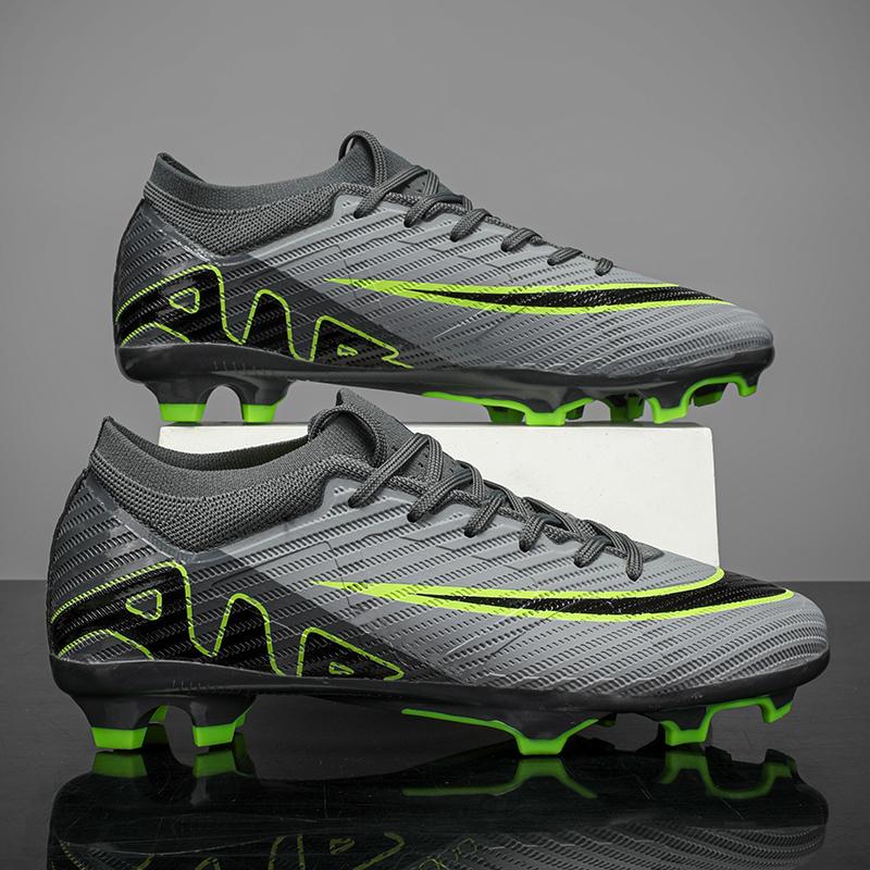 Mid-top New Men Soccer Shoes Cleats Hot-selling Non-Slip Football Boots High-quality Match Sneakers Futsal Indoor