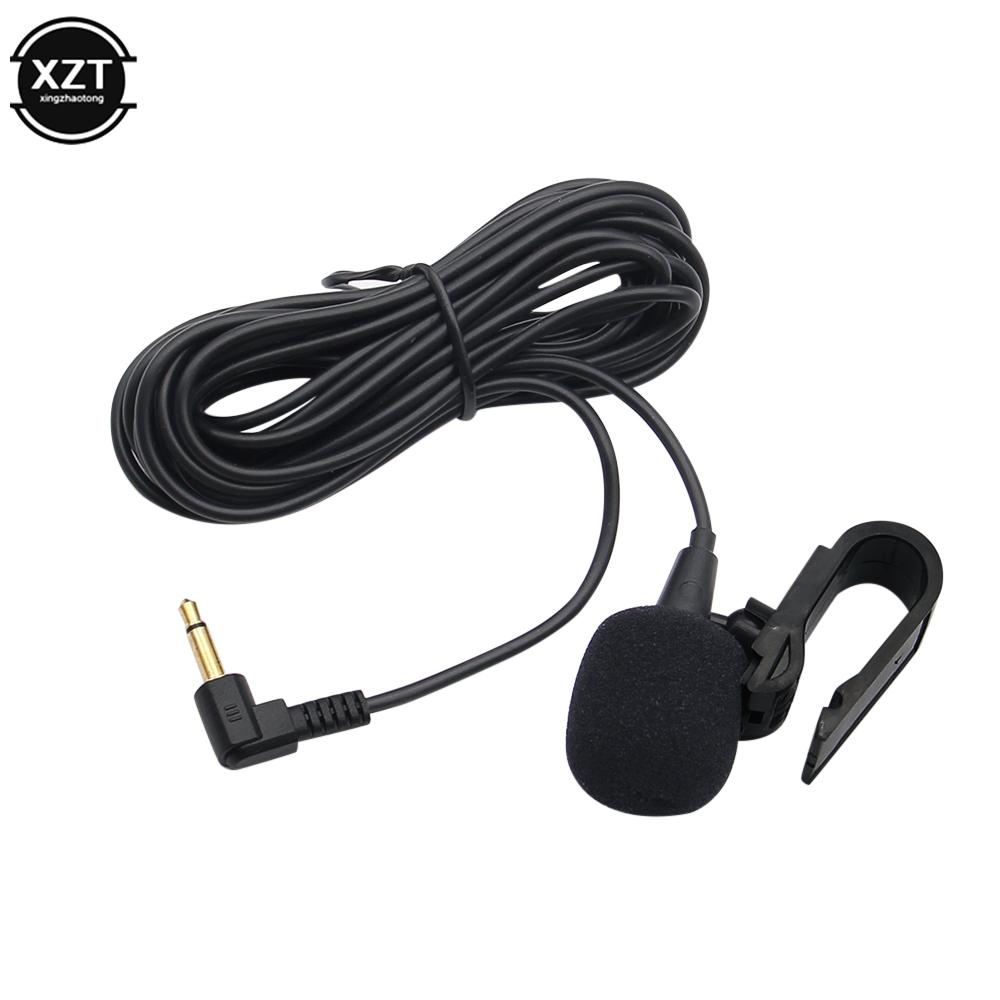 

3M Car Audio Microphone 3.5mm Clip Jack Plug Mic Stereo Mini Wired External Microphone for GPS Auto DVD Radio Professionals